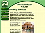 Bethany Baptist Church WebSite