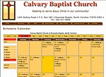 Calvary Baptist Church WebSite