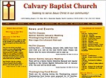 Calvary Baptist Church WebSite